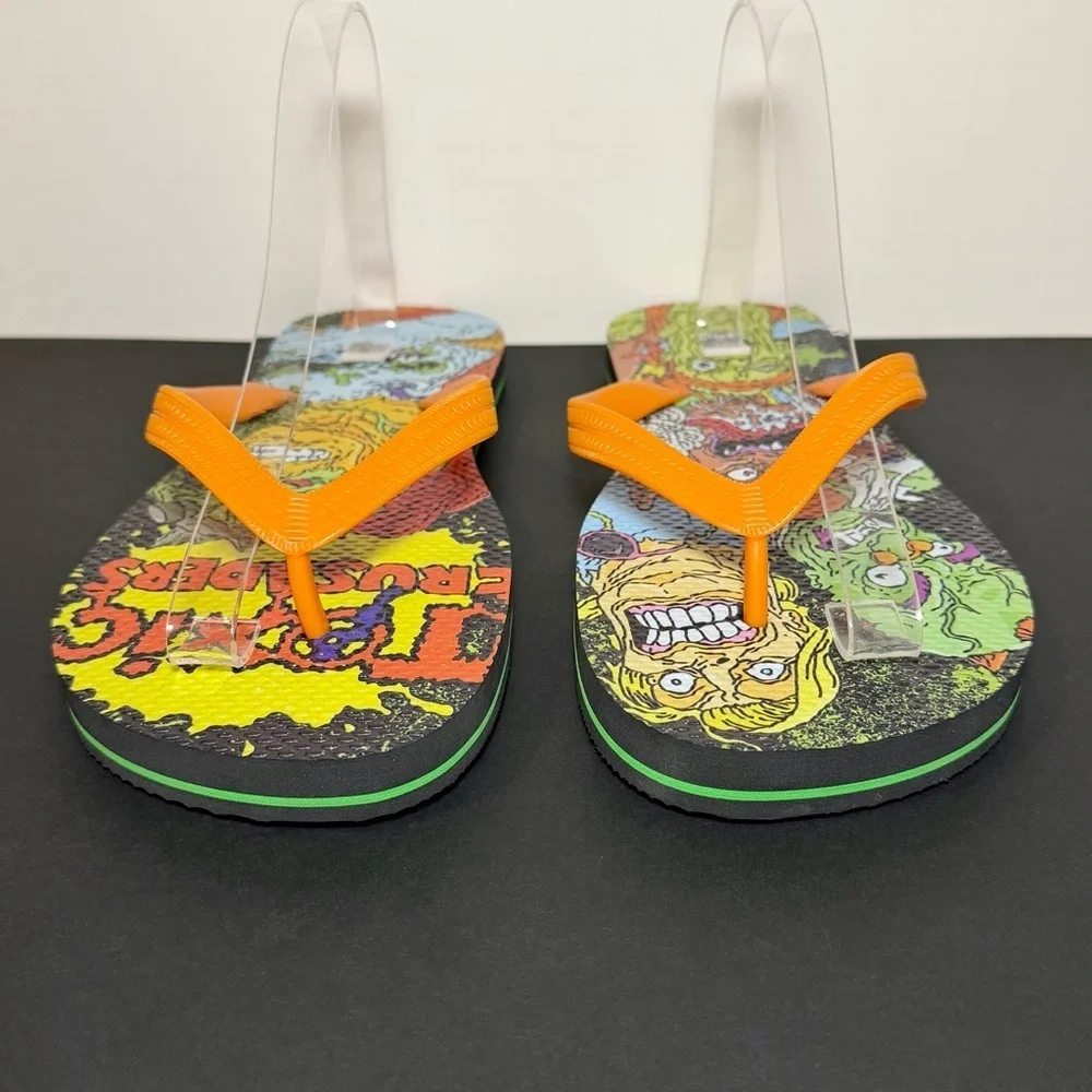 Mens Big Herc x TOXIC CRUSADERS Flip Flop Sandals 1 of 100 / Size 12